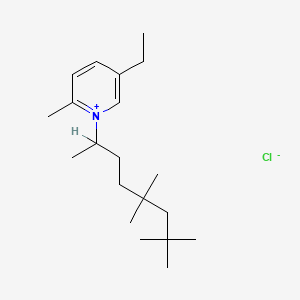 3-Ethyl-6-methyl-1-(1,4,4,6,6-pentamethylheptyl)pyridinium chloride