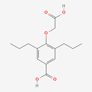 Benzoic acid, 4-(carboxymethoxy)-3,5-dipropyl-