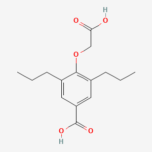 4-(Carboxymethoxy)-3,5-dipropylbenzoic acid