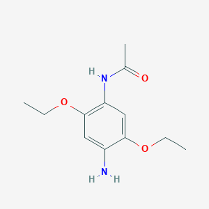 molecular formula C12H18N2O3 B3044666 Acetamide, N-(4-amino-2,5-diethoxyphenyl)- CAS No. 100317-27-9