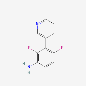 molecular formula C11H8F2N2 B3044667 2,4-Difluoro-3-(pyridin-3-yl)aniline CAS No. 100325-56-2
