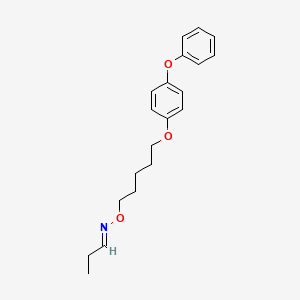 Propanal, O-(5-(4-phenoxyphenoxy)pentyl)oxime