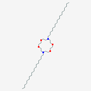 molecular formula C48H98N2O4 B3044670 7,16-Dioctadecyl-1,4,10,13-tetraoxa-7,16-diazacyclooctadecane CAS No. 100330-78-7