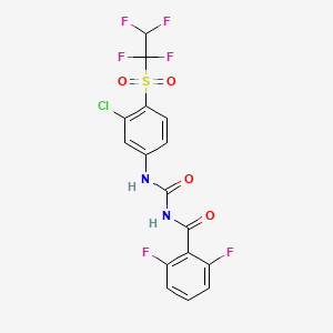N-((3-Chloro-4-(1,1,2,2-tetrafluoroethylsulfonyl)phenyl)carbamoyl)-2,6-difluorobenzamide