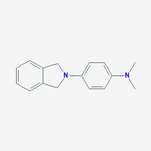 molecular formula C16H18N2 B304471 N-[4-(1,3-dihydro-2H-isoindol-2-yl)phenyl]-N,N-dimethylamine 