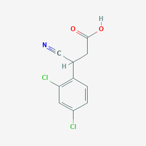 molecular formula C10H7Cl2NO2 B3044715 3-(2,4-Dichlorophenyl)-3-cyanopropanoic acid CAS No. 1003707-08-1