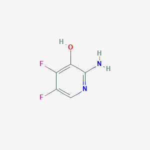 molecular formula C5H4F2N2O B3044720 2-Amino-4,5-difluoro-3-hydroxypyridine CAS No. 1003710-48-2