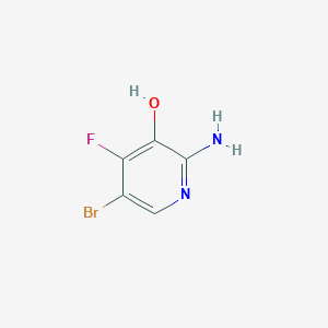 molecular formula C5H4BrFN2O B3044721 2-氨基-5-溴-4-氟-3-羟基吡啶 CAS No. 1003710-78-8