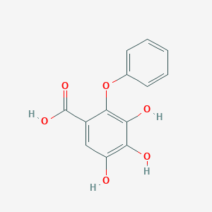 3,4,5-Trihydroxy-2-phenoxybenzoic acid