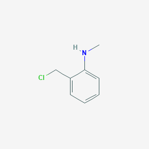 molecular formula C8H10ClN B3044729 2-Methylaminobenzyl chloride CAS No. 100376-52-1