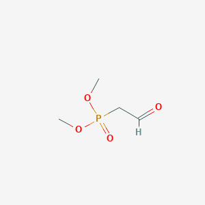 molecular formula C4H9O4P B3044738 Phosphonic acid, (2-oxoethyl)-, dimethyl ester CAS No. 10038-65-0