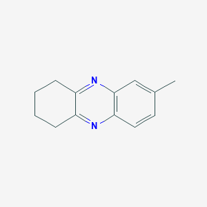 molecular formula C13H14N2 B3044742 Phenazine, 1,2,3,4-tetrahydro-7-methyl- CAS No. 100381-43-9