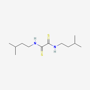 molecular formula C12H24N2S2 B3044746 Ethanedithioamide, N,N'-bis(3-methylbutyl)- CAS No. 100385-43-1