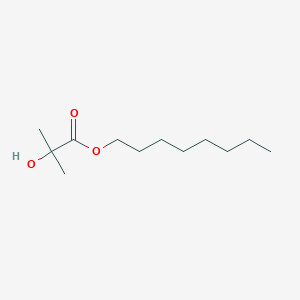 molecular formula C12H24O3 B3044747 Octyl 2-hydroxy-2-methylpropanoate CAS No. 100386-17-2