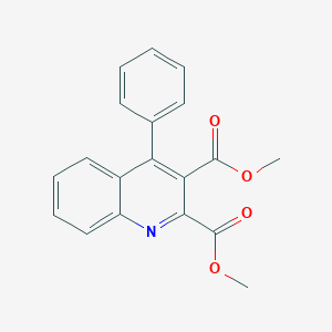 molecular formula C19H15NO4 B3044750 Dimethyl 4-phenylquinoline-2,3-dicarboxylate CAS No. 10039-67-5