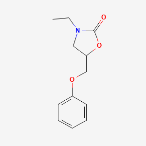 3-Ethyl-5-(phenoxymethyl)-1,3-oxazolidin-2-one