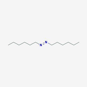 molecular formula C12H26N2 B3044752 Diazene, dihexyl- CAS No. 100392-17-4