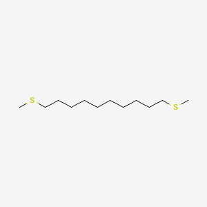 molecular formula C12H26S2 B3044755 Decane, 1,10-bis(methylthio)- CAS No. 100393-11-1