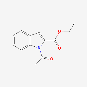 molecular formula C13H13NO3 B3044756 Ethyl 1-acetyl-1H-indole-2-carboxylate CAS No. 100393-65-5