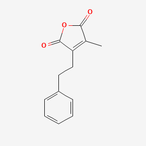 2,5-Furandione, 3-methyl-4-(2-phenylethyl)-