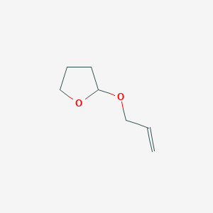 molecular formula C7H12O2 B3044763 2-Allyloxy-tetrahydro-furan CAS No. 1004-30-4