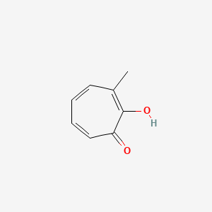 molecular formula C8H8O2 B3044767 2-Hydroxy-3-methylcyclohepta-2,4,6-trien-1-one CAS No. 1004-72-4