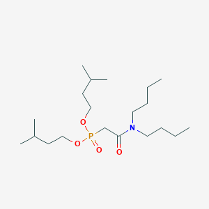 molecular formula C20H42NO4P B3044774 Bis(3-methylbutyl) [2-(dibutylamino)-2-oxoethyl]phosphonate CAS No. 100419-57-6