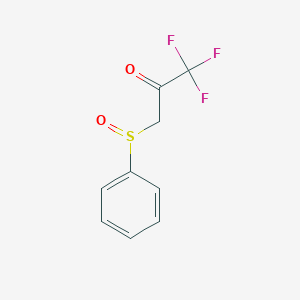 molecular formula C9H7F3O2S B3044778 3-(Benzenesulfinyl)-1,1,1-trifluoropropan-2-one CAS No. 100422-17-1