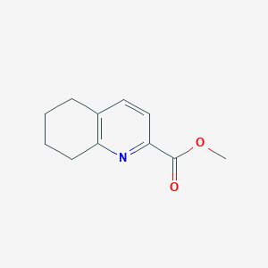 molecular formula C11H13NO2 B3044788 Methyl 5,6,7,8-tetrahydroquinoline-2-carboxylate CAS No. 100445-44-1
