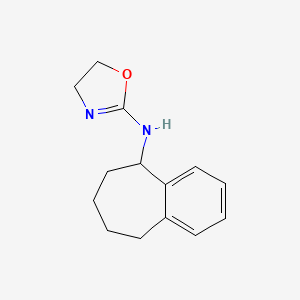 molecular formula C14H18N2O B3044791 2-(6,7,8,9-Tetrahydro-5H-benzocyclohepten-2-yl)-2-oxazoline CAS No. 100447-51-6