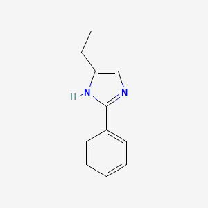 molecular formula C11H12N2 B3044798 4-Ethyl-2-phenyl-1H-imidazole CAS No. 10045-56-4
