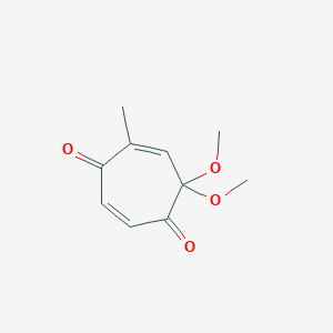 7,7-Dimethoxy-5-methylcyclohepta-2,5-diene-1,4-dione