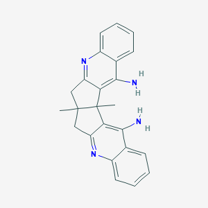 molecular formula C24H22N4 B304481 1,13-Dimethyl-10,16-diazahexacyclo[11.11.0.02,11.04,9.015,24.017,22]tetracosa-2,4,6,8,10,15,17,19,21,23-decaene-3,23-diamine 