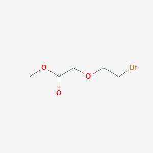 molecular formula C5H9BrO3 B3044811 Acetic acid, (2-bromoethoxy)-, methyl ester CAS No. 100463-97-6