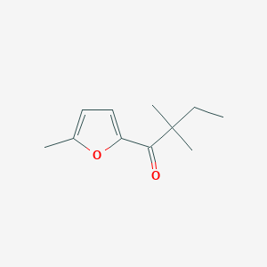 2,2-Dimethyl-1-(5-methylfuran-2-yl)butan-1-one