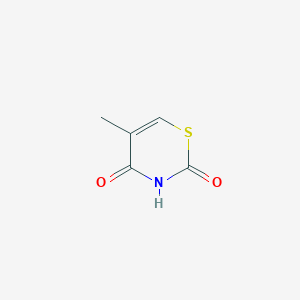 molecular formula C5H5NO2S B3044822 2H-1,3-Thiazine-2,4(3H)-dione, 5-methyl- CAS No. 10048-54-1