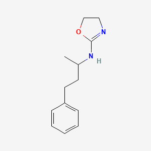 molecular formula C13H18N2O B3044826 2-(1-Methyl-3-phenylpropylamino)-2-oxazoline CAS No. 100482-78-8