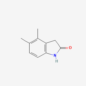 molecular formula C10H11NO B3044833 4,5-dimethyl-1,3-dihydro-2H-indol-2-one CAS No. 100487-72-7