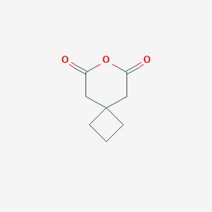 molecular formula C8H10O3 B3044849 7-Oxaspiro[3.5]nonane-6,8-dione CAS No. 1005-94-3