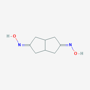 molecular formula C8H12N2O2 B304485 tetrahydropentalene-2,5(1H,3H)-dione dioxime 