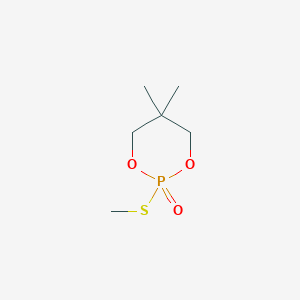 molecular formula C6H13O3PS B3044851 5,5-Dimethyl-2-(methylsulfanyl)-1,3,2lambda~5~-dioxaphosphinan-2-one CAS No. 1005-98-7