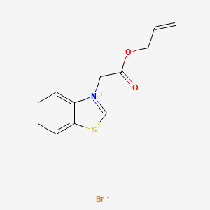molecular formula C12H12BrNO2S B3044860 Benzothiazolium, 3-[2-oxo-2-(2-propenyloxy)ethyl]-, bromide CAS No. 100508-68-7