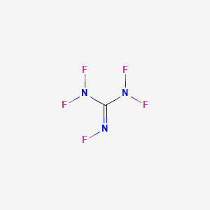 molecular formula CF5N3 B3044861 Pentafluoroguanidine CAS No. 10051-06-6