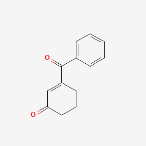 molecular formula C13H12O2 B3044864 2-Cyclohexen-1-one, 3-benzoyl- CAS No. 100515-02-4