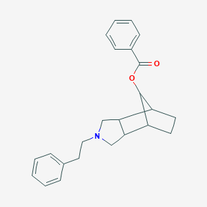 molecular formula C24H27NO2 B304488 [4-(2-Phenylethyl)-4-azatricyclo[5.2.1.02,6]decan-10-yl] benzoate 