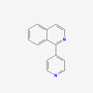 molecular formula C14H10N2 B3044890 Isoquinoline, 1-(4-pyridinyl)- CAS No. 100537-27-7