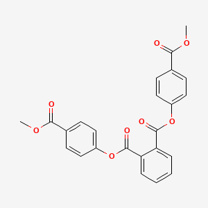 molecular formula C24H18O8 B3044917 Bis[4-(methoxycarbonyl)phenyl] benzene-1,2-dicarboxylate CAS No. 100559-69-1
