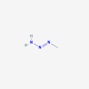 molecular formula CH5N3 B3044923 (1E)-1-Methyltriaz-1-ene CAS No. 100562-97-8