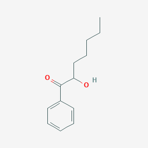 molecular formula C13H18O2 B3044934 2-Hydroxy-1-phenylheptan-1-one CAS No. 100568-28-3