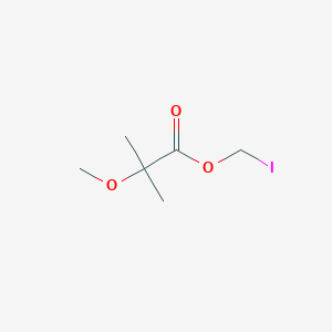 molecular formula C6H11IO3 B3044942 Iodomethyl 2-methoxy-2-methylpropanoate CAS No. 100579-07-5